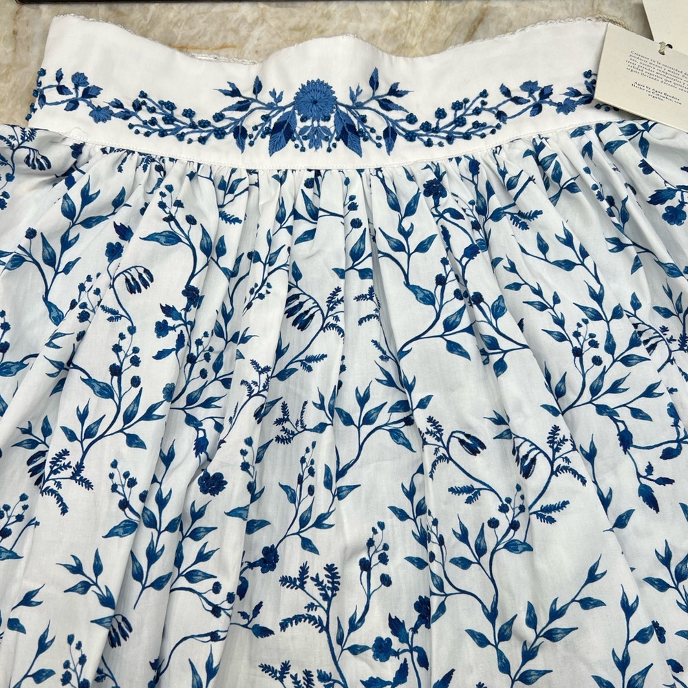 AGUA BY AGUA BENDITA Arandano Floral Cotton Mini Skirt - Picture 5 of 12